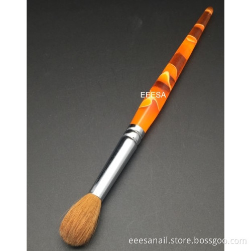 Eeesa Premium Pure Kolinsky Acrylic Handle Big Size Acrylic Nail Brush Beauty Tools